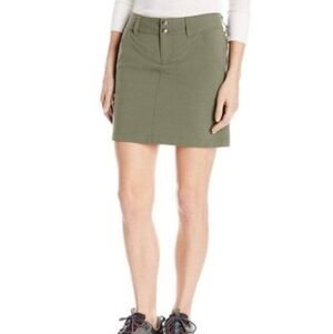 Columbia Skort Olive Green Nylon Blend Stretchy Size 2